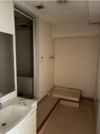 板橋区加賀、中古マンションの洗面画像です