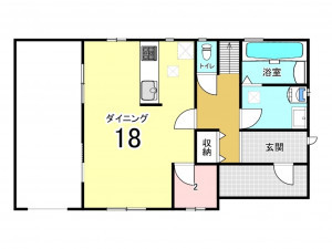 板橋区三園、中古一戸建ての間取り画像です