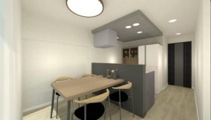 板橋区板橋、中古マンションの建築プラン例画像です