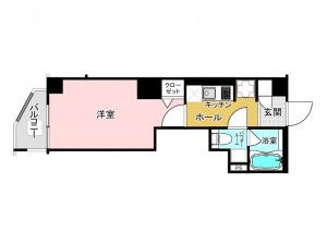 板橋区上板橋、中古マンションの間取り画像です