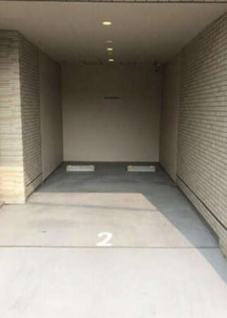 板橋区幸町、中古マンションの駐車場画像です