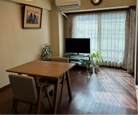 板橋区小茂根、中古マンションの居間画像です