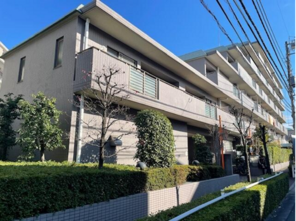 板橋区小茂根、中古マンションの外観画像です
