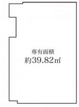 板橋区熊野町、収益物件/店舗付住宅の間取り画像です