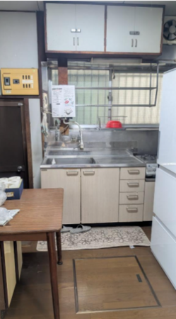 板橋区弥生町、中古一戸建てのキッチン画像です