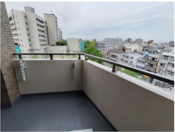 板橋区栄町、中古マンションのバルコニー画像です