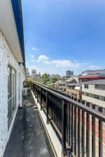板橋区熊野町、中古マンションのバルコニー画像です