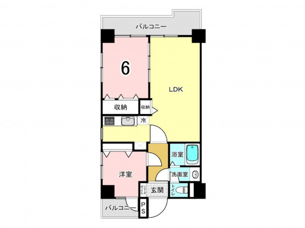 板橋区大谷口北町、中古マンションの間取り画像です