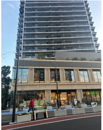 板橋区仲町、収益物件/ビルの周辺の街並み画像です