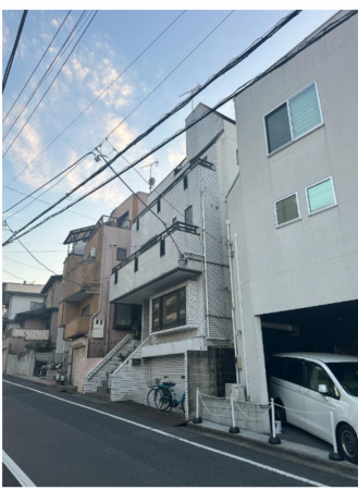 板橋区仲町、収益物件/ビルの前面道路を含む現地写真画像です