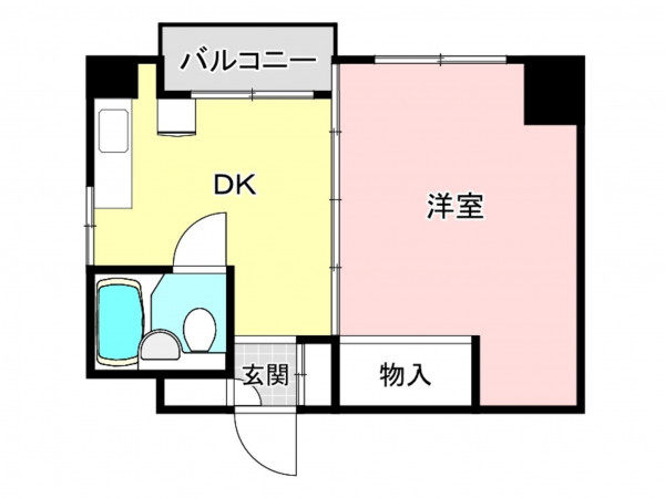 板橋区大和町、中古マンションの間取り画像です