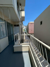 板橋区成増、中古マンションのバルコニー画像です