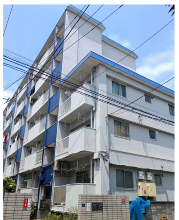 板橋区南常盤台、中古マンションの外観画像です