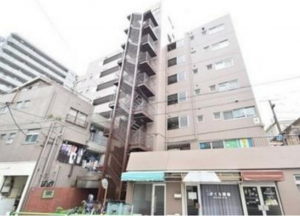 板橋区中丸町、中古マンションの外観画像です