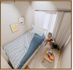 板橋区本町、収益物件/マンションの子ども部屋画像です