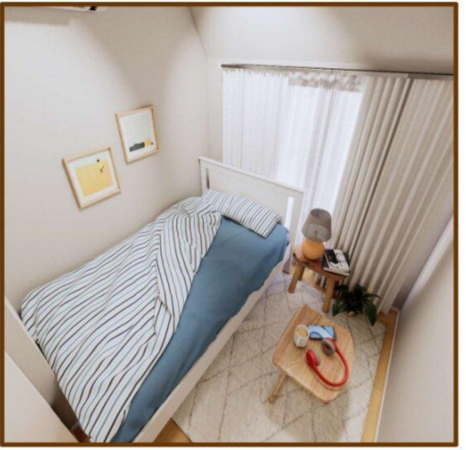 板橋区本町、収益物件/マンションの子ども部屋画像です