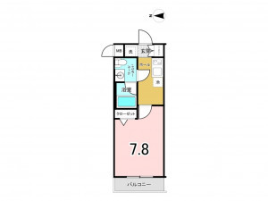 板橋区大谷口北町、中古マンションの間取り画像です