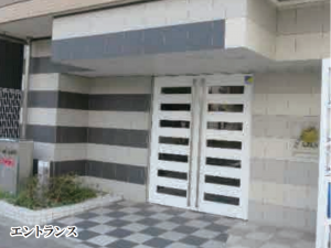 板橋区大谷口北町、中古マンションのエントランス画像です