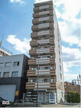 板橋区大谷口北町、中古マンションの外観画像です