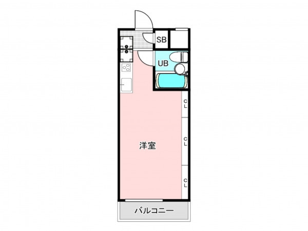 板橋区板橋、中古マンションの間取り画像です