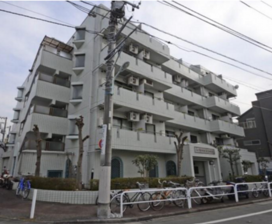 板橋区板橋、中古マンションの外観画像です