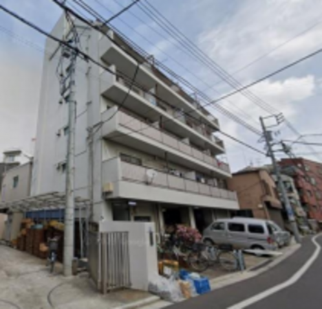 板橋区南常盤台、中古マンションの外観画像です