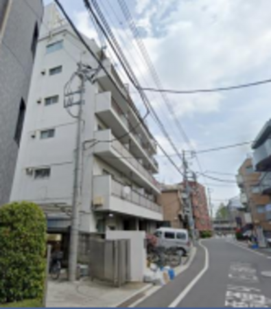板橋区南常盤台、中古マンションの外観画像です