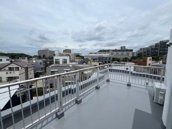 板橋区板橋、中古マンションのバルコニー画像です