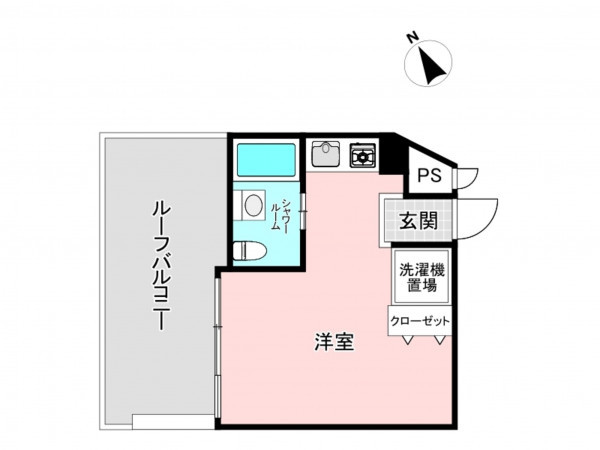 板橋区板橋、中古マンションの間取り画像です