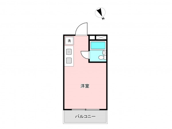 板橋区赤塚、中古マンションの間取り画像です