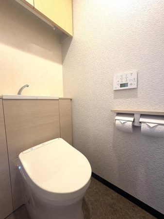 板橋区中丸町、中古マンションのトイレ画像です