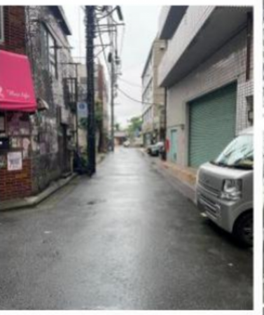 板橋区板橋、収益物件/アパートの前面道路を含む現地写真画像です