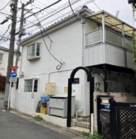 板橋区東山町、収益物件/アパートの前面道路を含む現地写真画像です