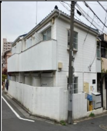 板橋区東山町、収益物件/アパートの前面道路を含む現地写真画像です
