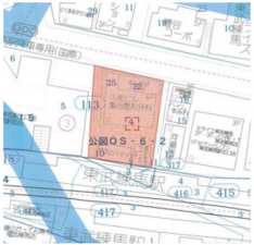 板橋区徳丸、土地の間取り画像です