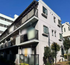 板橋区加賀、中古マンションの外観画像です