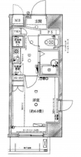 板橋区大和町、中古マンションの間取り画像です