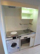 板橋区熊野町、中古マンションのキッチン画像です