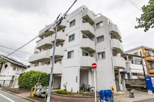 板橋区板橋、中古マンションの外観画像です