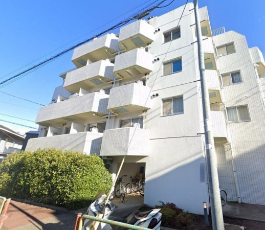 板橋区板橋、中古マンションの外観画像です