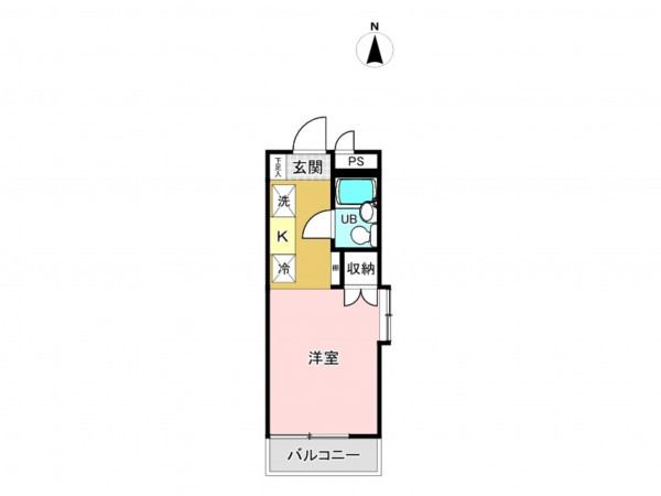 板橋区徳丸、中古マンションの間取り画像です