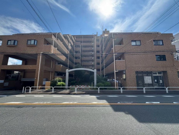 板橋区中丸町、中古マンションの外観画像です