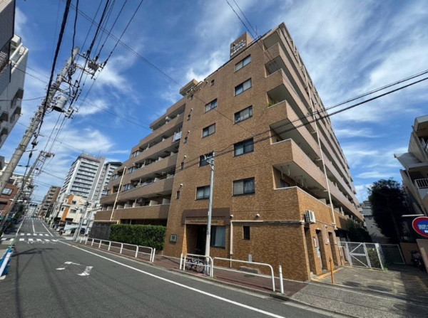 板橋区中丸町、中古マンションの外観画像です