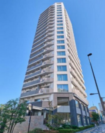板橋区板橋、中古マンションの外観画像です