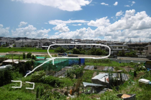 枚方市杉山手、土地の画像です