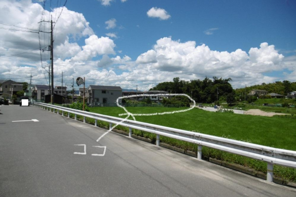 枚方市杉山手、土地の画像です