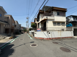 枚方市藤阪東町、土地の外観画像です
