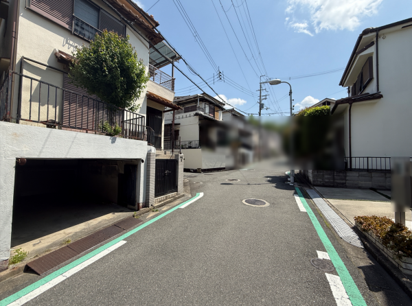 枚方市藤阪東町、土地の外観画像です
