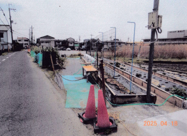 枚方市春日北町、土地の画像です