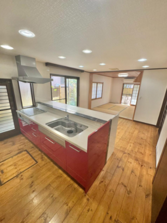 京田辺市大住、中古一戸建てのキッチン画像です